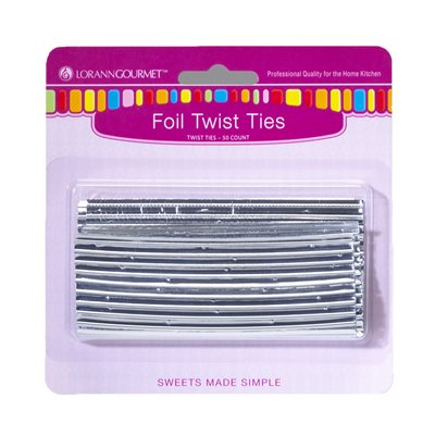 Lorann Foil Twist Ties