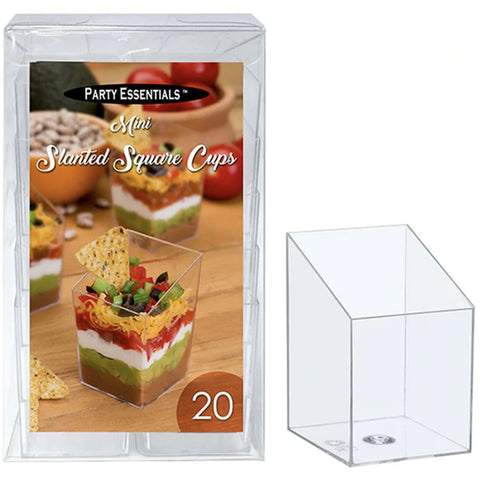 Mini Square Incline Cups 3oz