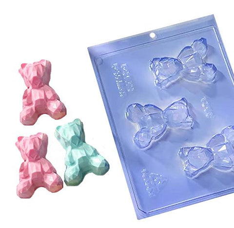 Baby Geometric Bear 3-Part Chocolate Mold