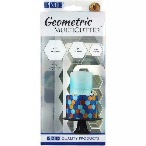 Geometric Multicutter- Hexagon, Set of 3