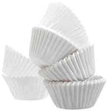 White Standard  Baking Cups pk 50